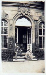 Velkopřevorský palác, konvolut 6 ks fotografií, přelom 19. a 20. století