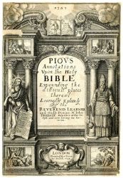 Titulní strana Bible od Giovanni Diodati
