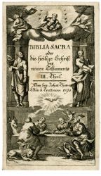 Bible Svatá - předsádka, 1794