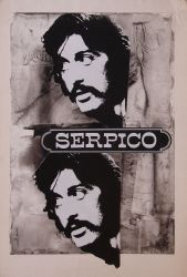 Návrh plakátu k filmu Serpico, 1973