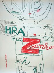 Hra na Zuzanku, Divadlo Na Zábradlí, plakát, 1967