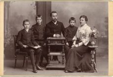 Josef Scheiner s rodinou, 1902