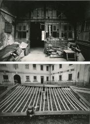 Sochy a objekty na Malostranských dvorcích, 62 ks, přiložen prospekt výstavy, 1981