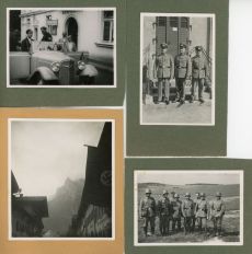 Fotografie vojáků nacistického Německa, 4 ks, 30. - 40. léta 20. st.