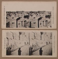 Stereoskopické fotografie 2ks (Jeruzalém)